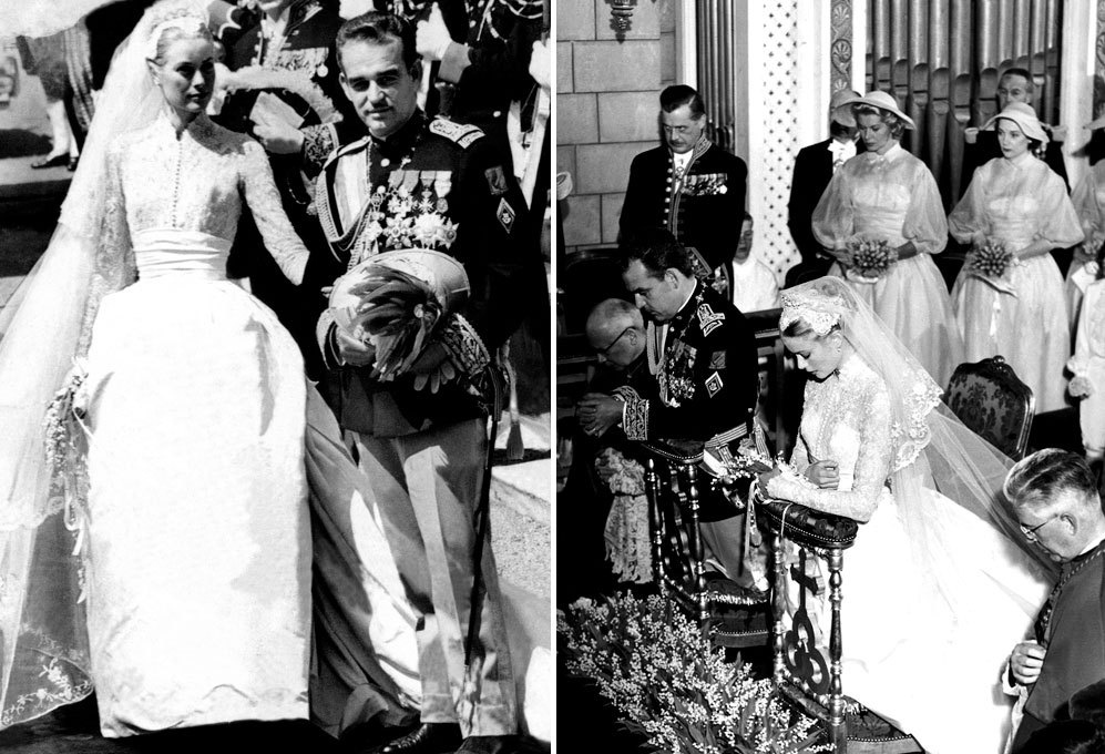 La pareja se cas civilmente el 18 de abril de 1956 en el Saln del...