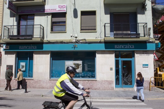 Sucursal de Bankia donde trabajaba ex empleado que fue agredido en...