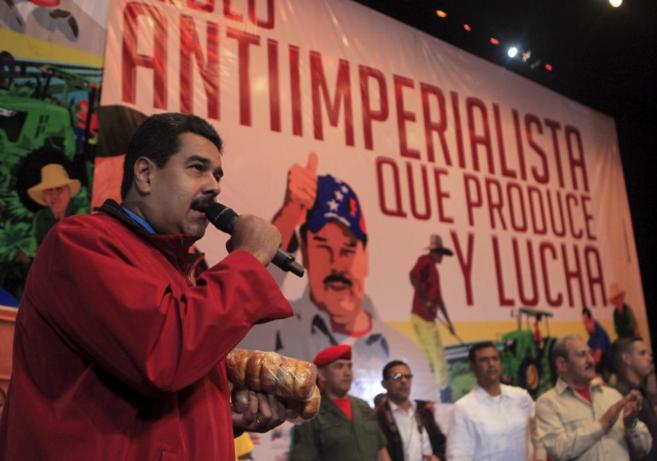 El presidente venezolano Nicols Maduro, en un mitin reciente.