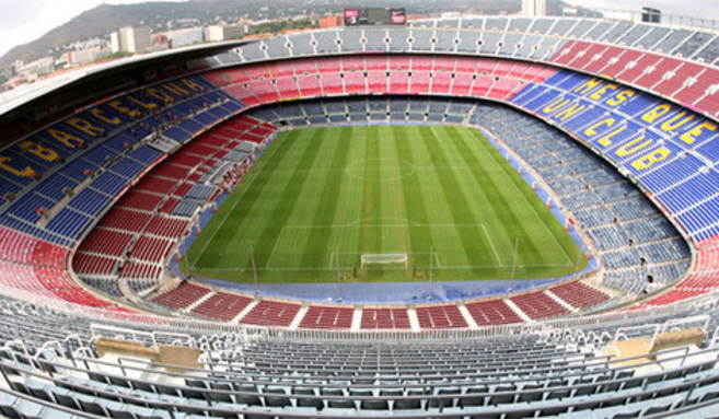 El estadio del Barcelona, el Camp Nou.