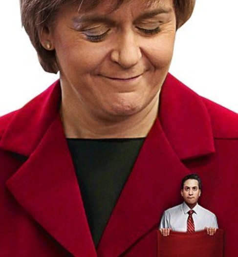El cartel en el que aparece Sturgeon mirndose al bolsillo de su...