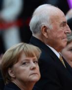 Merkel y Kohl durante un acto en el Museo de Historia Alemn, en...