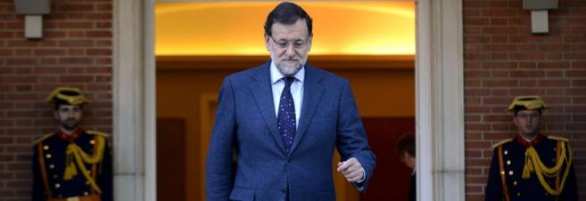 Mariano Rajoy sale al encuentro del presidente del Consejo Europeo en...