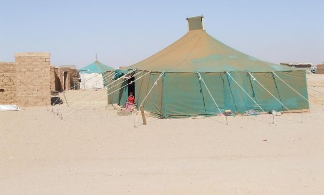 Imagen del campamento de refugiados de Tinduf.