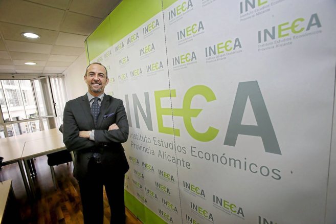 Perfecto Palacio, nuevo presidente de Ineca, durante la entrevista.