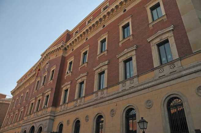 Fachada de la sede del Tribunal de Cuentas en Madrid.