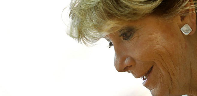 La candidata del PP al Ayuntamiento de Madrid, Esperanza Aguirre.