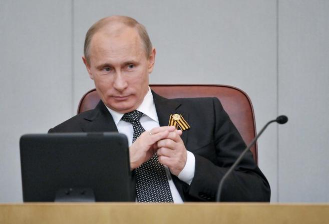 El presidente de Rusia, Vladimir Putin, asiste a una sesin de la...