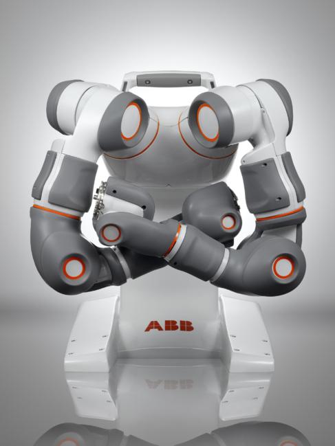 El robot colaborador YuMi, de ABB.