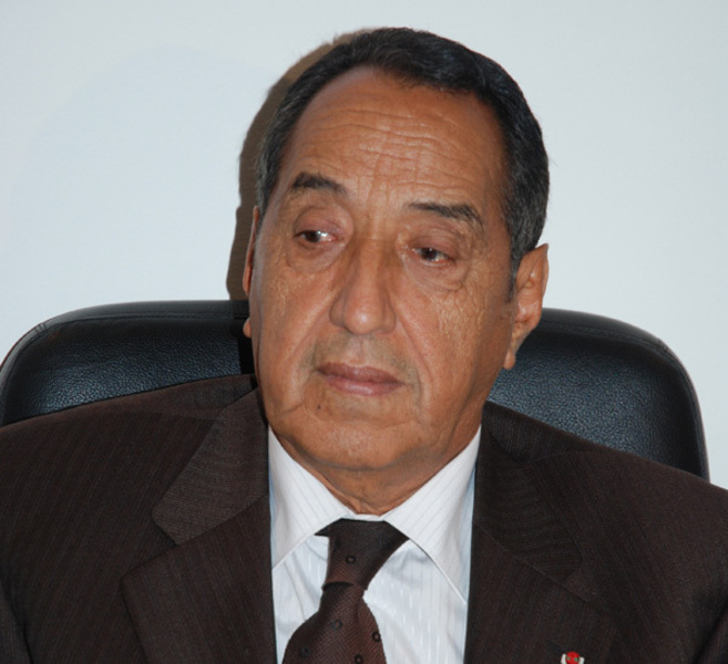 Abdelhafid Benhachem, director general de la Seguridad Nacional entre...