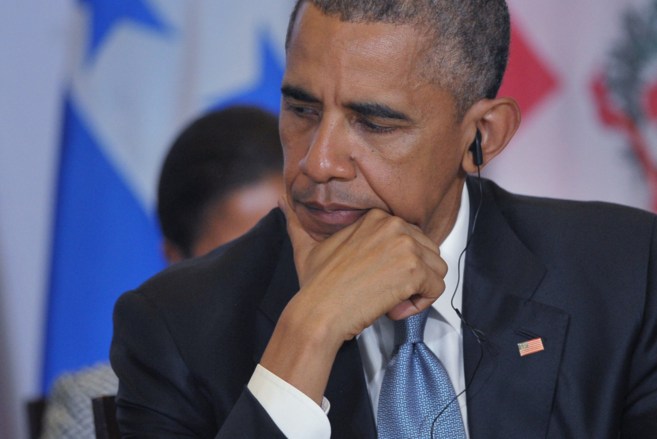 El presidente Barack Obama, durante en la Cumbre de las Amricas en...