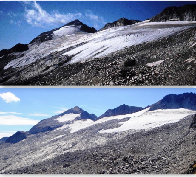 Glaciar del Aneto.