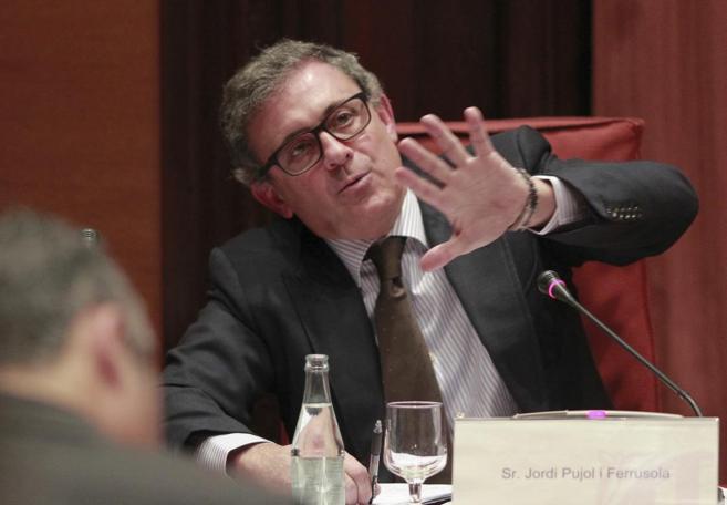 Jordi Pujol Ferrusola, durante su comparecencia en la comisin de...