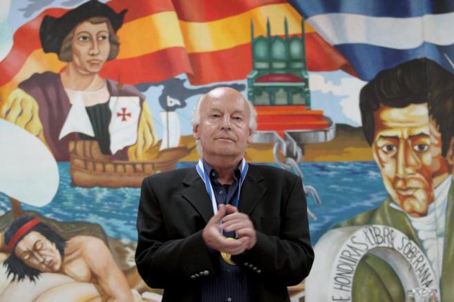 Eduardo Galeano, en Tegucigalpa el pasado 2005