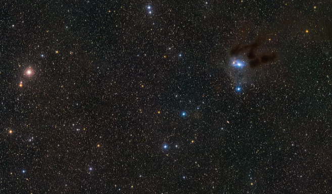 El cielo en torno a la joven estrella MWC480, donde se han hallado...