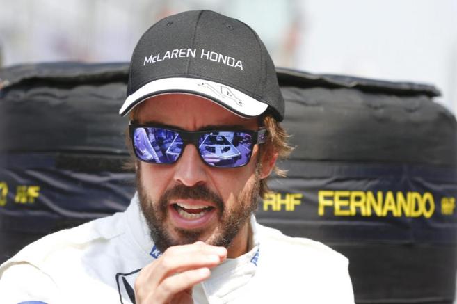 Fernando Alonso, durante el GP de China.