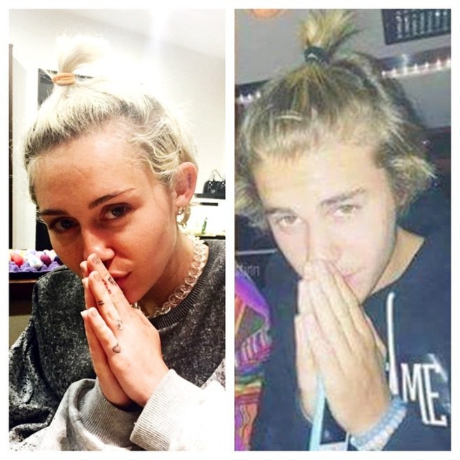 Colega danza Evaluable Miley Cyrus y Justin Bieber, ¿gemelos separados al nacer? | loc | EL MUNDO