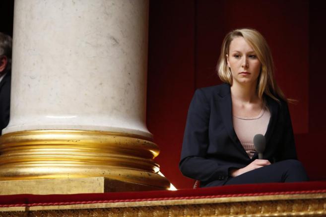 Marion Marechal-Le Pen, en la Asamblea Nacional de Pars.