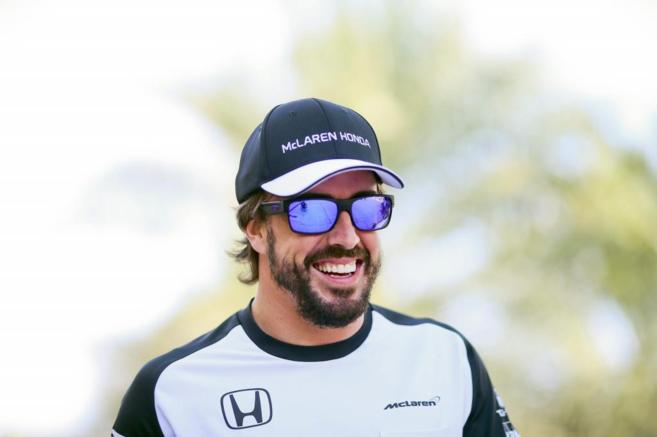 Fernando Alonso, tras la carrera en el GP de Bahrein.