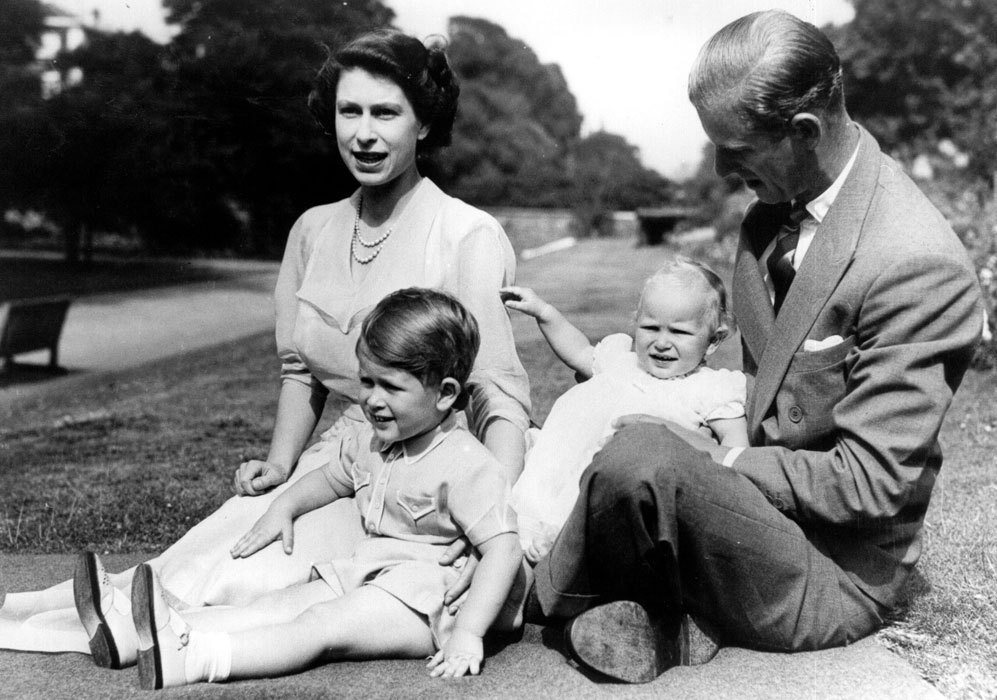 Alguno de los posados de la familia real britnica.