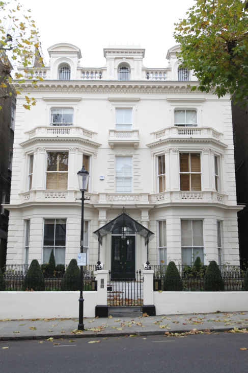 La casa de la polmica, en Londres.