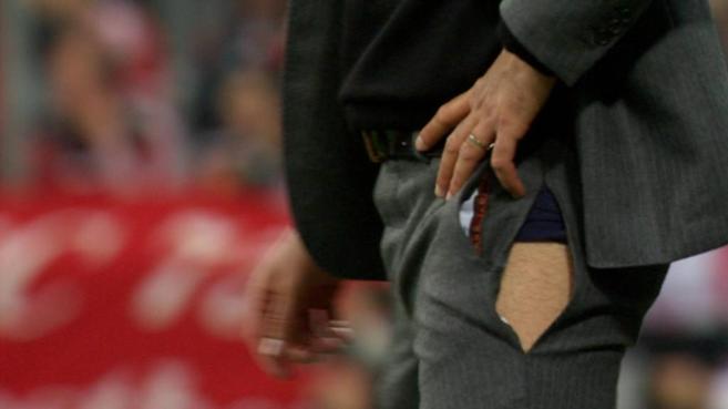 Imagen del pantaln de Guardiola que se ha convertido en el tema ms...