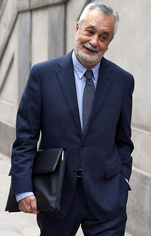 José Antonio Griñán, a las puertas del Tribunal Supremo.