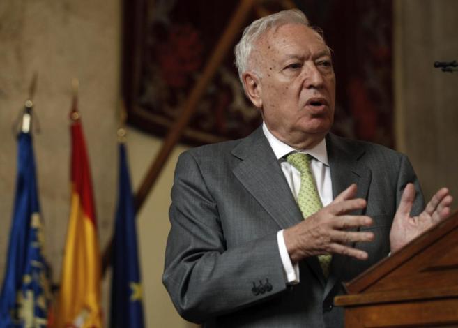 El ministro Margallo.
