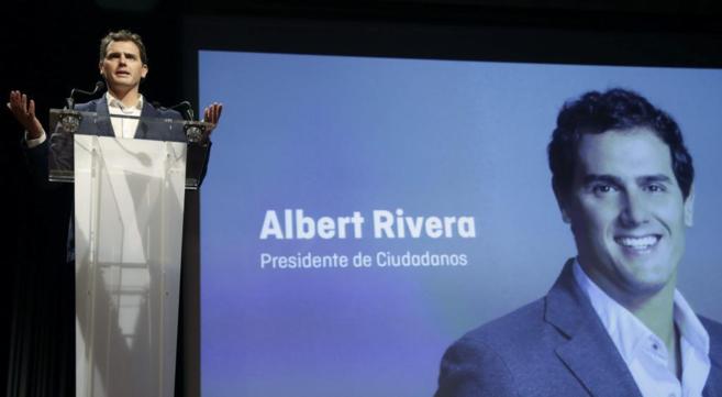 El presidente de Ciudadanos, Albert Rivera