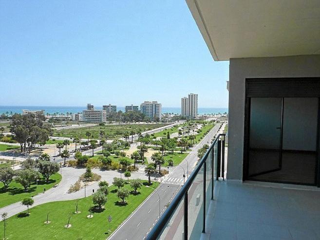 Imagen de la playa de San Juan de Alicante tomada desde la terraza de...