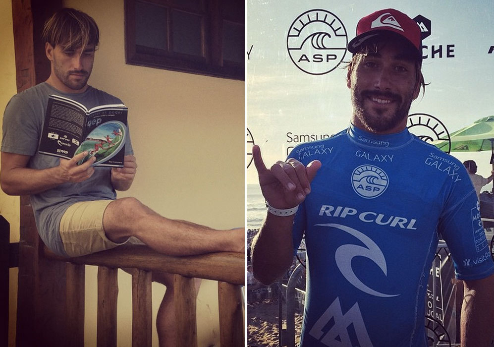Aritz Aranburu, Zarautz, 29 aos. Es un surfista profesional campen...