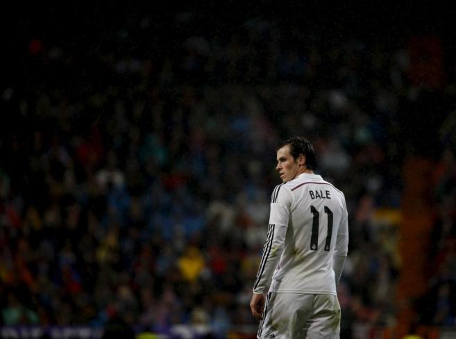Gareth Bale, durante el partido de Copa frente al Atltico en el...