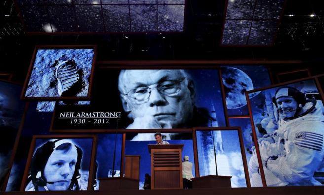 Homenaje del Partido Republicano a Neil Armstrong con motivo de su...