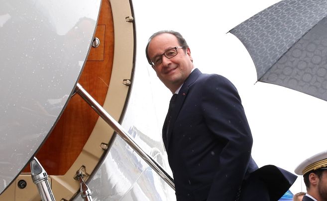 El presidente Hollande, en una imagen del pasado da 25.