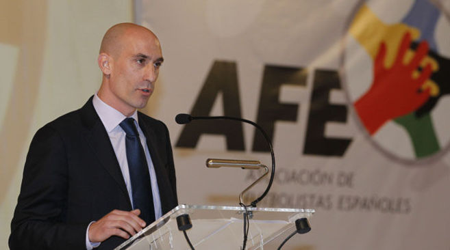 Luis Rubiales, presidente de la AFE.