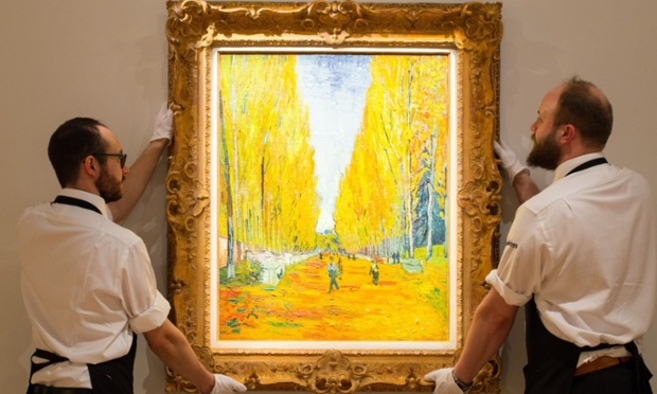 La pieza de Van Gogh, 'L'Alle des Alyscamps' en...