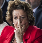 La alcaldesa Rita Barber junto a Mariano Rajoy el pasado martes en...