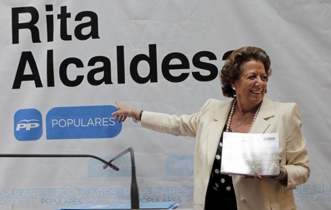 La candidata del PP al Ayuntamiento de Valencia, Rita Barber.