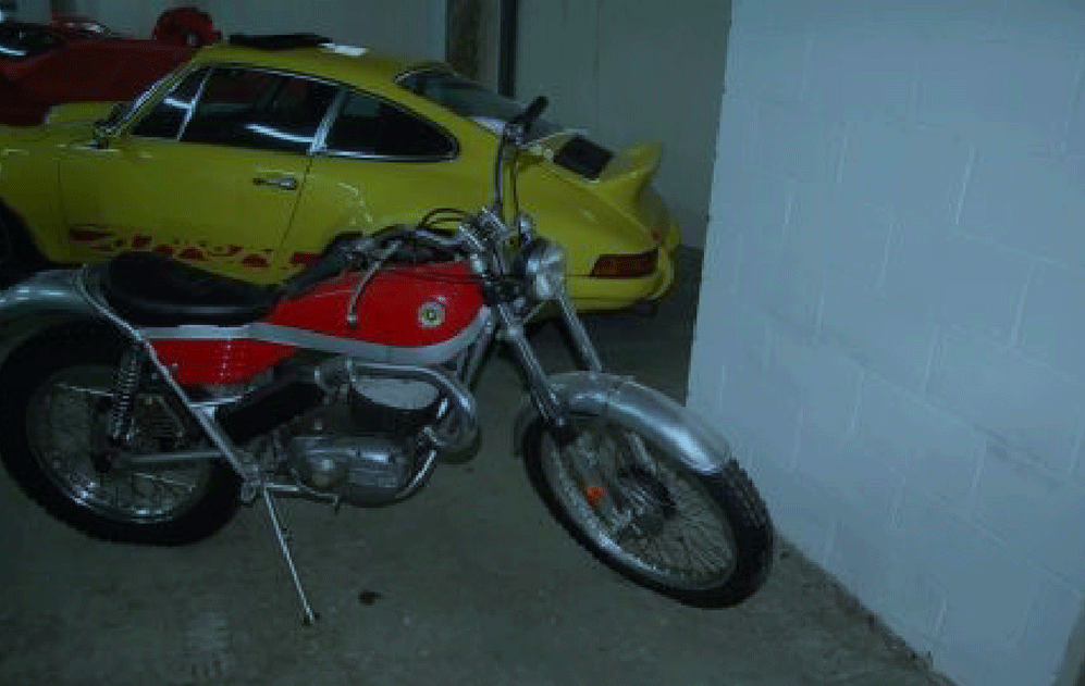 Motocicleta de trial modelo Sherpa T de 250 cc.