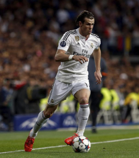 Gareth Bale, durante un partido de Champions.