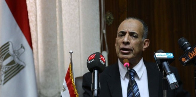 El ministro de Justicia egipcio dimitido, Mahfuz Saber.
