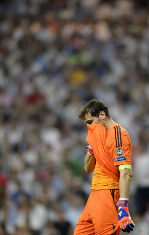 Iker Casillas, tras la eliminacin del Real Madrid.
