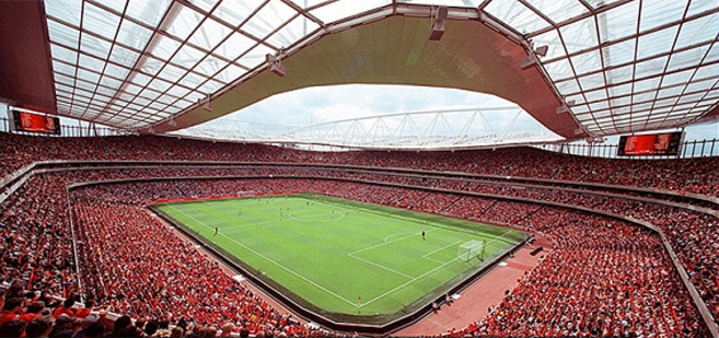 Emirates Stadium.