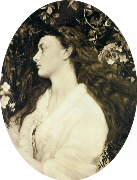 JULIA MARGARET CAMERON (1915-1879). 'Alethea' (Alice Pleasance Liddell, 1872).