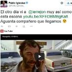 Captura del tuit de Pablo Iglesias sobre igo Errejn.