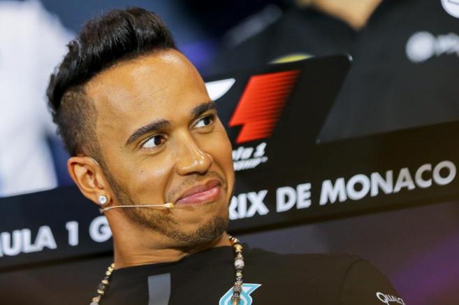 Lewis Hamilton, en la conferencia de prensa previa a los...