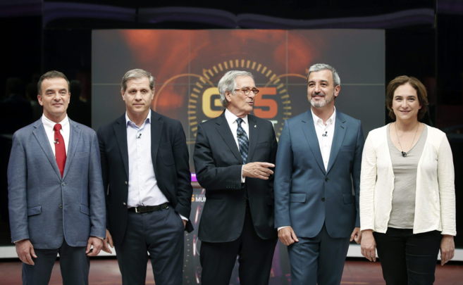 Los 'alcaldables' de Barcelona en el debate de TV3
