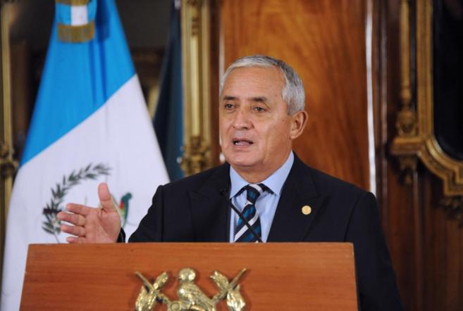 El presidente de Guatemala, Otto Prez de Molina, en una rueda de...