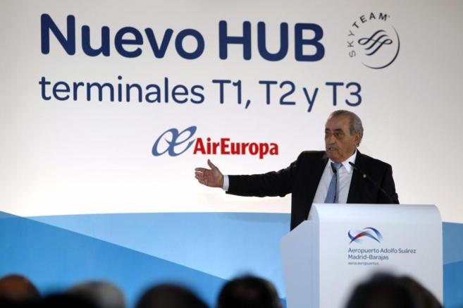 El presidente de Globalia y Air Europa, Juan José Hidalgo.