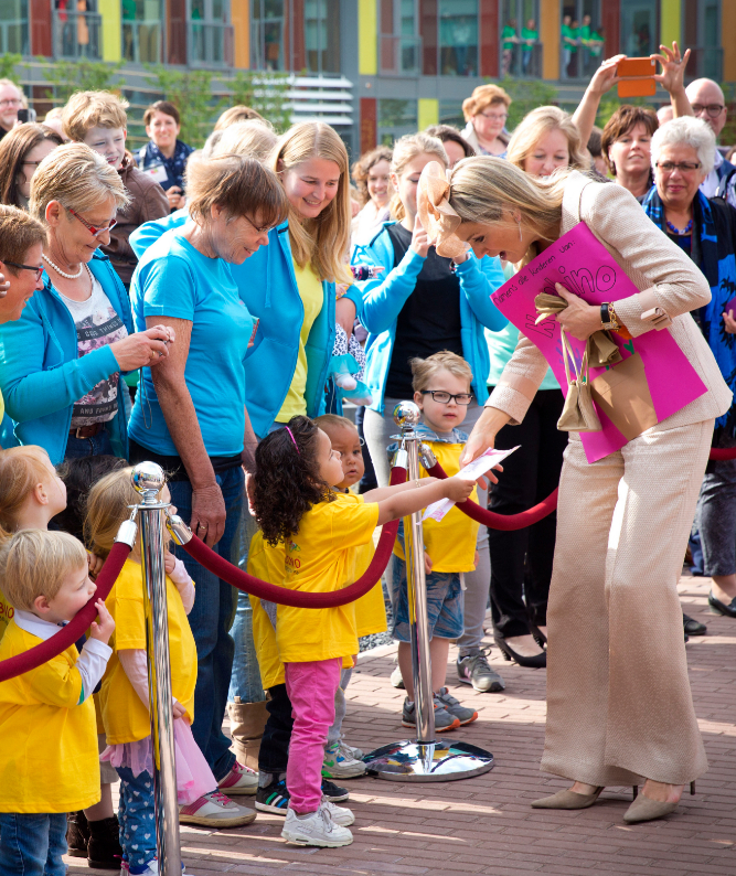 La reina Maxima de Holanda inauguraba este fin de semana un centro...